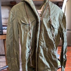 Army green jacket